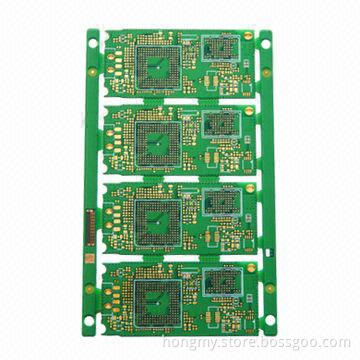 Multi-layered Impendence Control PCB with 0.20mm CNC Hole Diameter, 10 to 300V Test Voltage